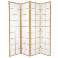 4 Panel Zen Room Divider Screen